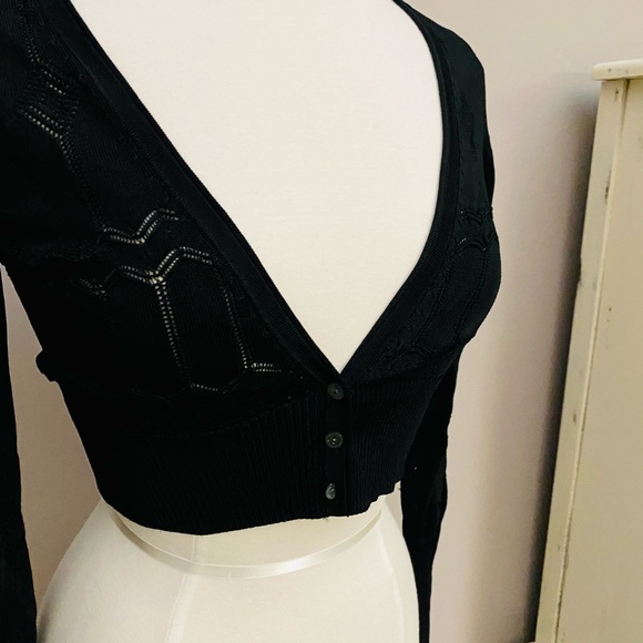 ESPRIT Bolero Sweater Size S Crop - Picture 2 of 4